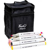 Набір скетч-маркерів 36 кольорів BV820-36 у сумці  купити дешево оптом в інтернет-магазині