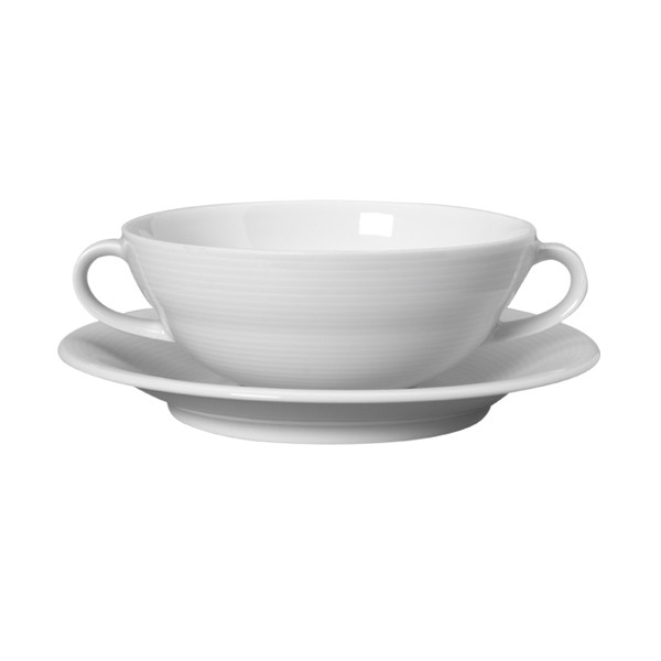 Чашка з блюдцем для бульйону Spal In 390ml, 18 cm