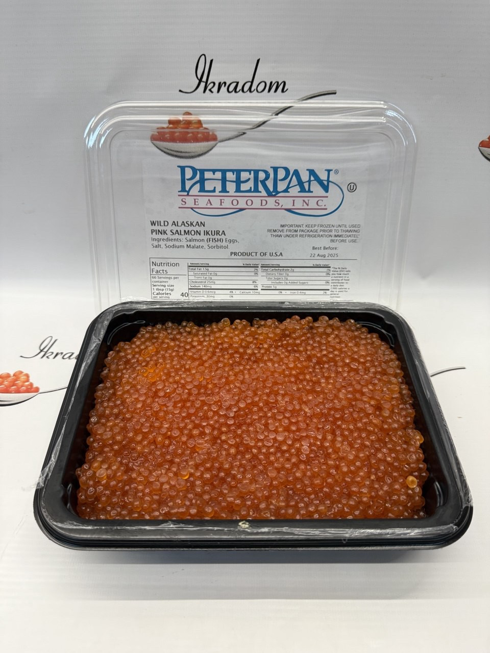 Червона ікра горбуші вага 1 кг PiterPen, фото 1
