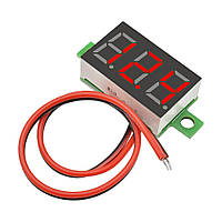 Вольтметр 4,5 - 30В, 0.36 LED, Червоний