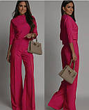 Женский костюм костюмка 42,44,46 костюмка малина,беж,шоколад,сирень,бел,гол,син, фото 5