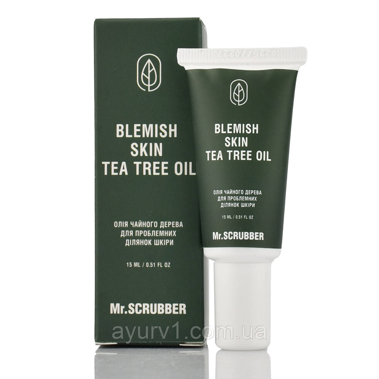 Олія чайного дерева для проблемних ділянок шкіри Mr. Scrubber, Blemish Skin Tea Tree Oil, 15ml