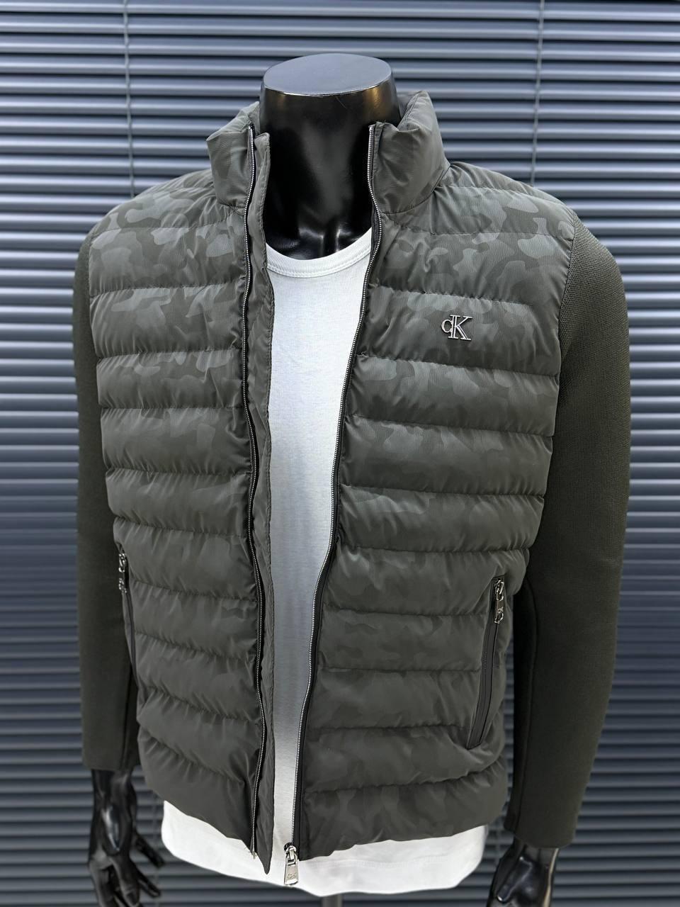 Чоловіча куртка вітровка CALVIN KLEIN D1598 хакі