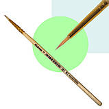 Пензель художній № 1, синтетика, нейлон, круглий JO-09910, фото 5