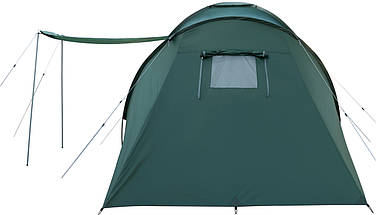 Чотиримісний намет Totem Hurone 4 v2 | Простора двокімнатна кемпінгова палатка з великим зручним тамбуром та двома входами, фото 5