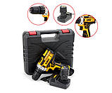Шурупокрут акумуляторний DeWALT DCF680Z2FA (12V, 2AH) повний комплект з набором інструментів Деволт з насадками і бітами в кейсі, фото 3
