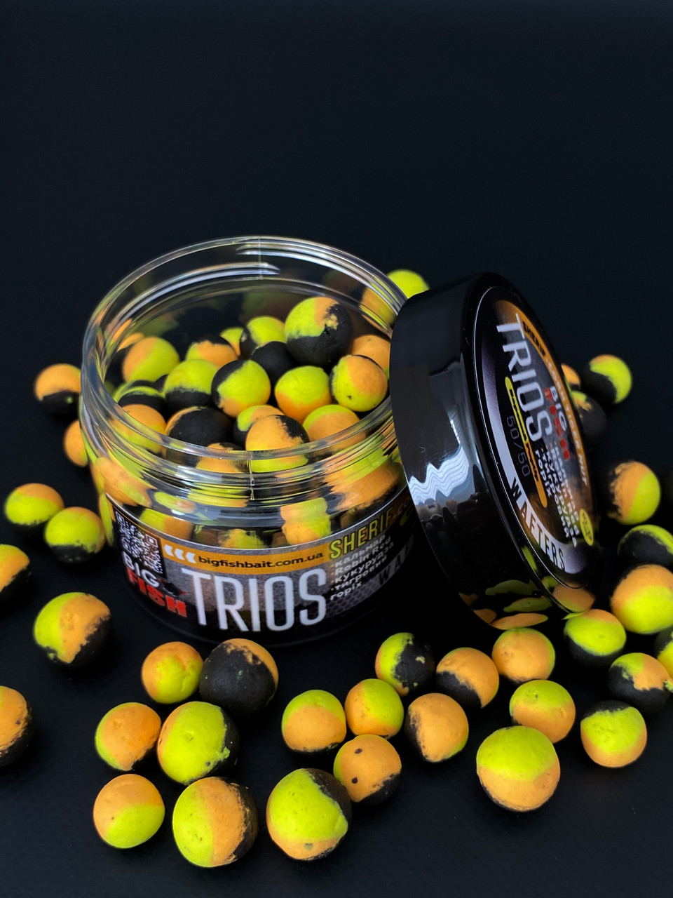 Вафтерс TRIOS Sheriff / Corn-Tiger Nut (кальмар, Robin Red, кукурудза, тигровий горіх), 10-12 мм, фото 1