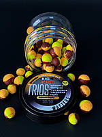 Вафтерс TRIOS SHUHER (squid + scopex) / Corn-Tiger Nut (кальмар, scopex, кукурудза, тигровий горіх), 10-12 мм