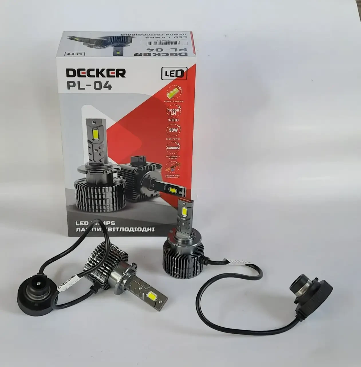 Лампи led світлодіодні D2 Decker PL-04 10000 Lm 6000k D2S