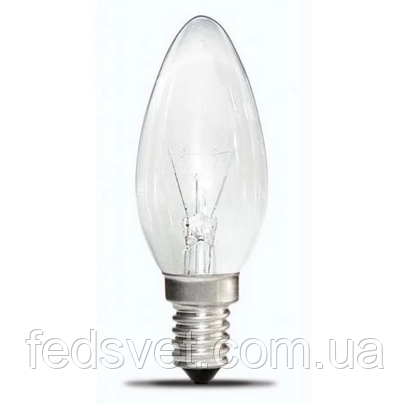 Лампа розжарювання Philips B35 свічка 40Вт E14 230В прозора