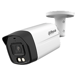 2 МП CVI/CVBS/AHD/TVI вулична відеокамера Smart Dual Light DH-HAC-HFW1200TLMP-IL-A (2.8мм)