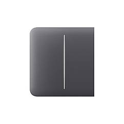 Бічна кнопка для двоклавішного вимикача Ajax SideButton (2-gang) graphite