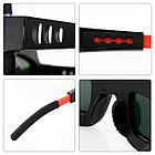 Захисні зварювальні окуляри Хамелеон, з чохлом / Окуляри зварювальника / Окуляри для зварювання з автоматичним затемненням, фото 4