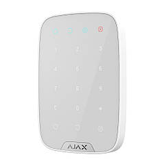 Бездротова сенсорна клавіатура Ajax KeyPad white