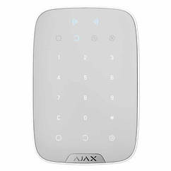 Бездротова сенсорна клавіатура з RFID-Зчитувачем і підтримкою Bluetooth Ajax KeyPad Plus white