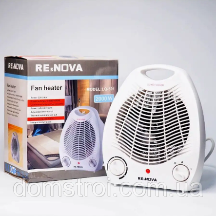 Тепловентилятор (дуйка) RE&NOVA LQ-501 2000W, фото 3