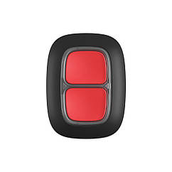 Бездротова екстрена кнопка Ajax DoubleButton black
