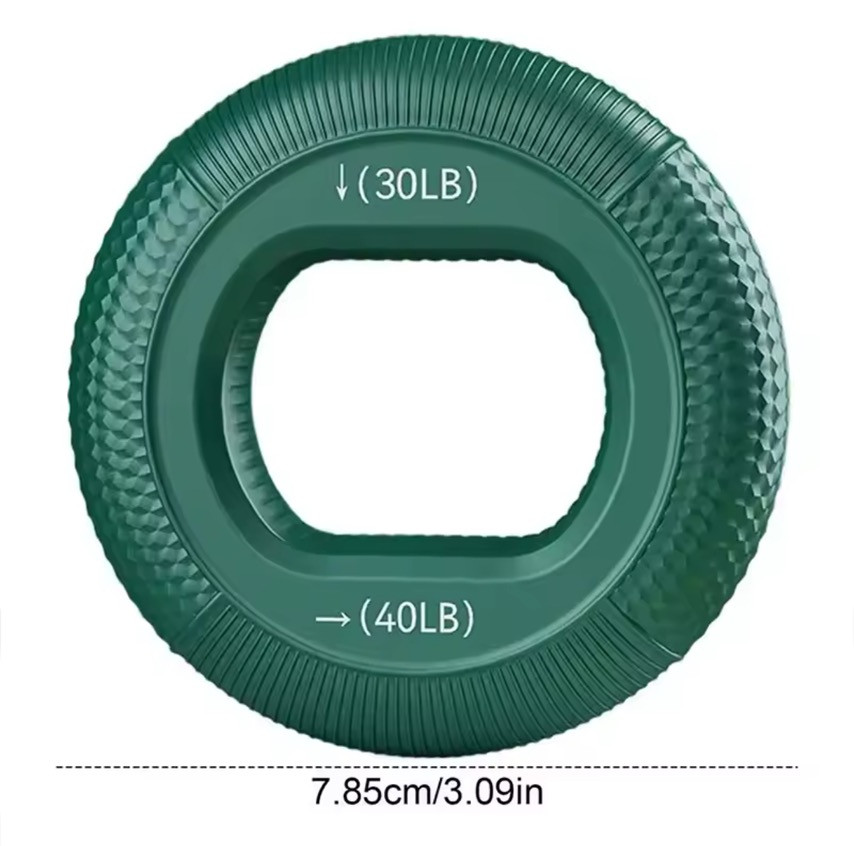 Еспандер кистьовий силіконовий кільце  навантаження 30-40LB Green 13-18кг