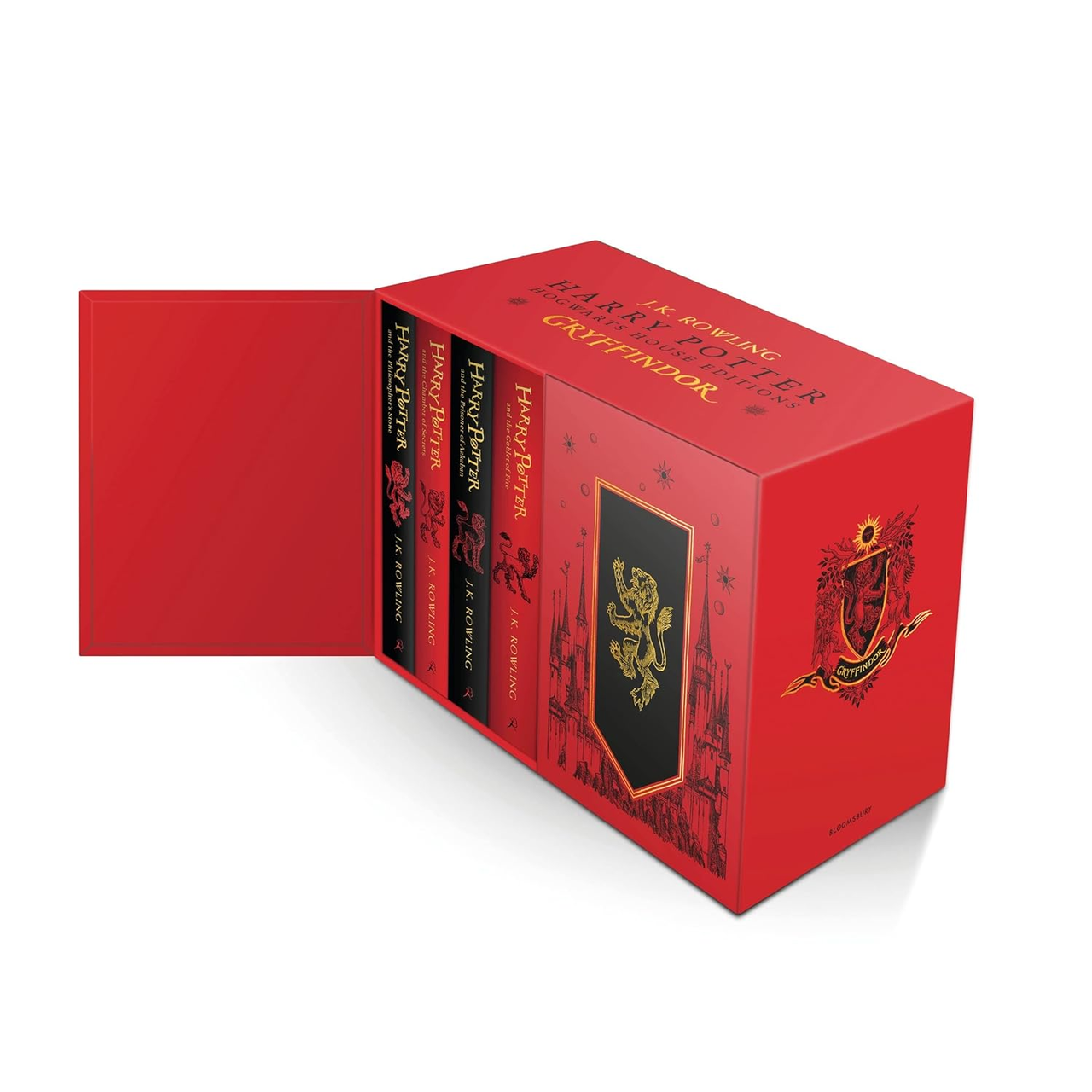 Книга Harry Potter House Editions Gryffindor Hardback Box Set (Подарунковий набір), фото 1