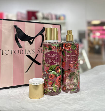 Парфумований спрей для тіла Victoria`s Secret Charming Rose Body Fragrance Mist 250мл, фото 3