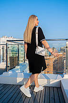 Сукня в стилі спорт шик великого розміру батал Розміри: 48-50, 52-54, 56-58, 60-62, фото 3