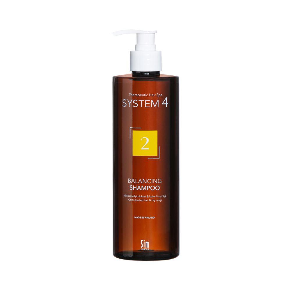 Sim Sensitive "Шампунь №2 для сухого і фарбованого і пошкодженого волосся/S4 2 Balancing Shampoo ,500 мл