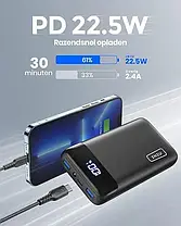 Самый безопасный INIU Power Bank, 22.5W USB C Fast Charging 20000mAh Small Power Bank, PD 3.0 + QC 4.0 Portabl, фото 4