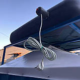 Душова кабіна вулична пластикова Техпром, вуличний літній душ для дачі Синій, фото 8