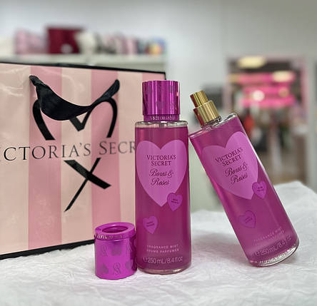 Паофумований спрей для тіла Victoria`s Secret Bows & Roses Body Fragrance Mist 250мл, фото 1
