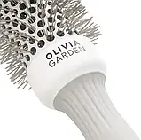 Термобрашинг для волосся Olivia Garden 55 мм Expert Blowout Speed Wavy Bristles White&Grey, фото 2