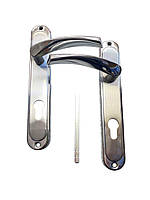 Ручка на планці Partner 85.323 SN/CR (сатин/хром)