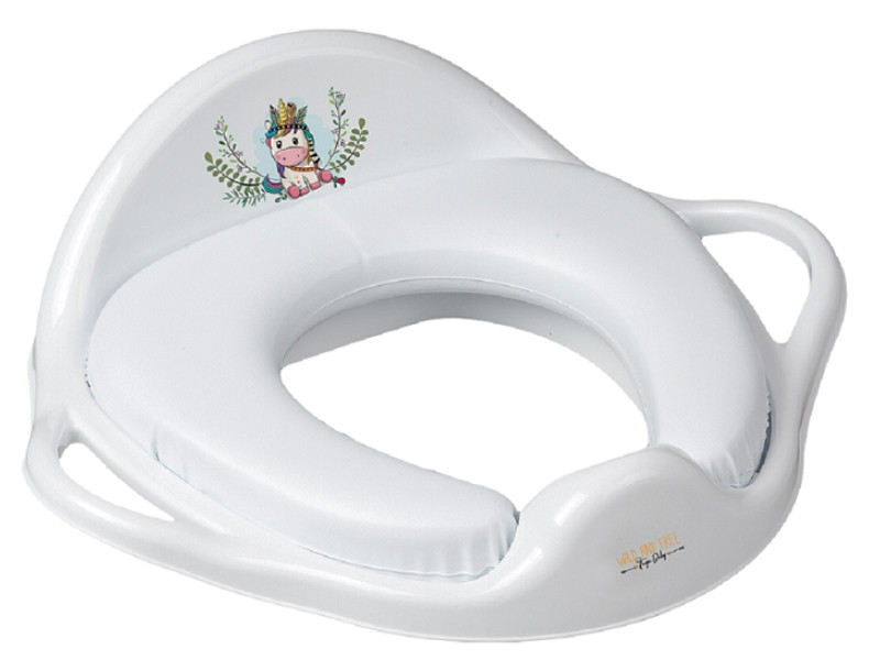 Накладка дитяча на сидіння унітазу WILD&FREE UNICORN white