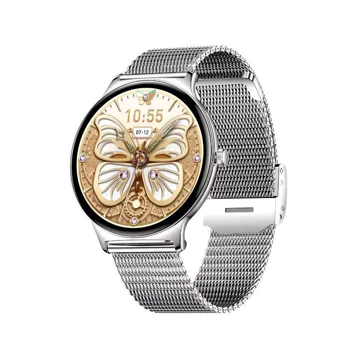 Жіночий смарт-годинник з амолед екраном Modfit Business Pro Silver Mesh, фото 1