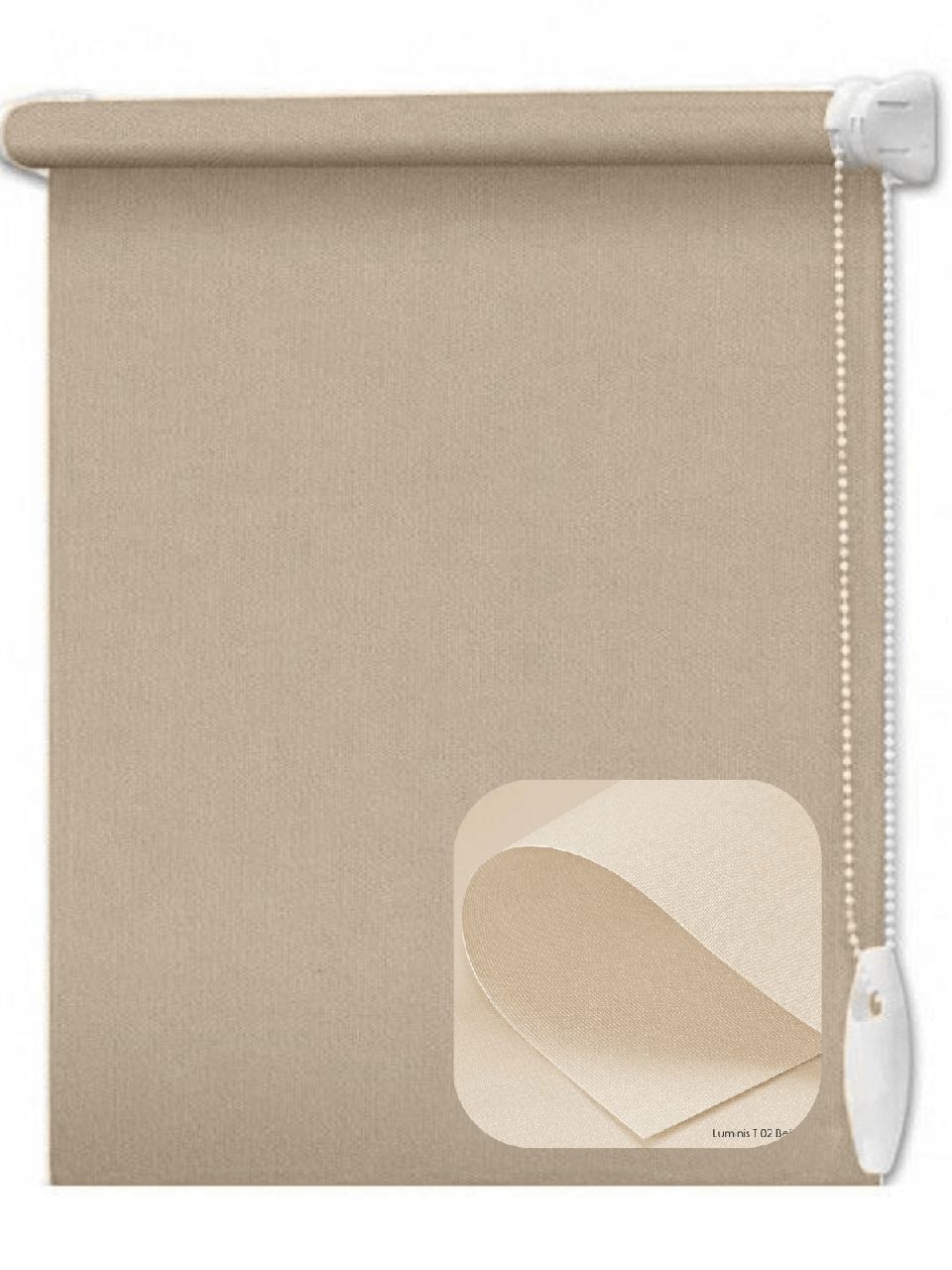Ролети тканинні Luminis T-02 beige, фото 1