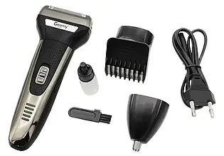 Машинка для стрижки, тример, бритва Gemei GM-598 3в1