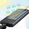 Вуличний ліхтар на сонячній батареї + пульт, Solar Light BL BK120-6COB / LED прожектор з датчиком руху, фото 4