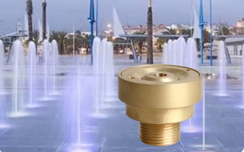 ЛатуннаНасадкадлясухогофонтану1"дюйм