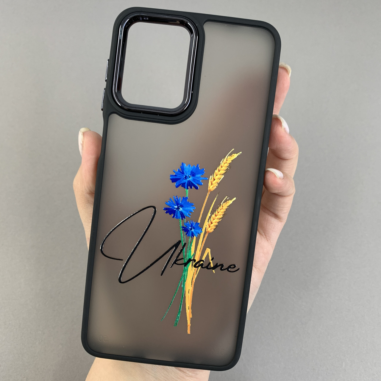 Чохол для Motorola G14 матовий патріотичний чохол на телефон моторола г14 чорний q02k