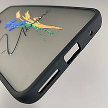 Чохол для Motorola G14 матовий патріотичний чохол на телефон моторола г14 чорний q02k, фото 4