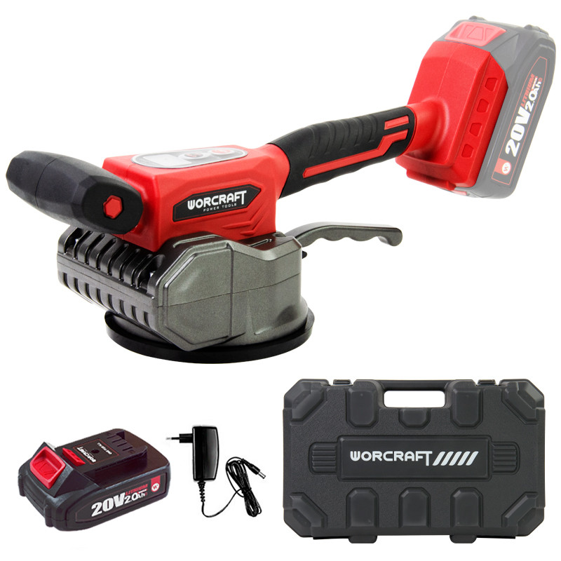 Акумуляторна віброприсоска WORCRAFT CTT-S20LiM, 60 кг