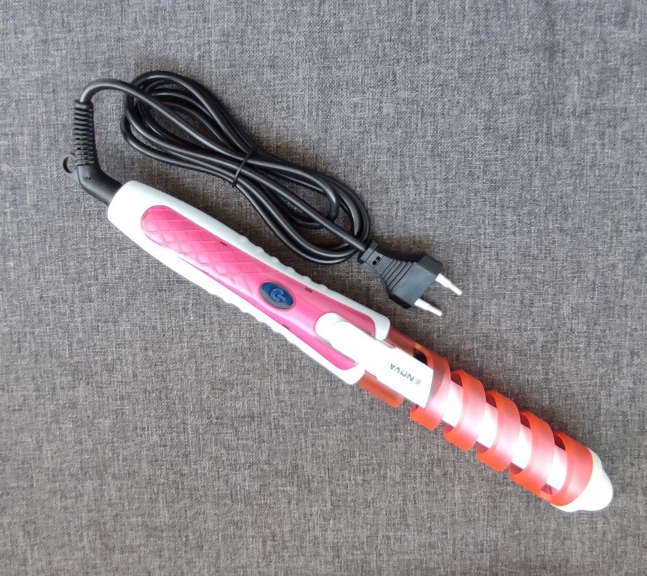 Плойка спіральна для накручування волосся Nova (PL-8558), фото 1