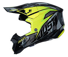 Ендуро шолом Just1 J40 Shooter Camo Yellow Fluo Black