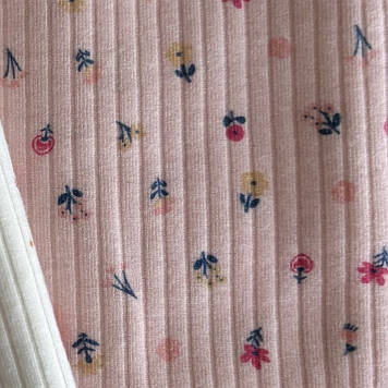 Інтерлок преміумпеньєпорт 5*2 принт  квітки