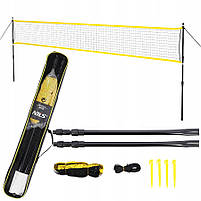 Сітка для бадмінтону NILS з телескопічними стійками, фото 10