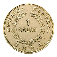 Коста-Ріка 1 колон, 1972