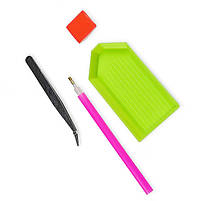 Алмазна мозаїка Strateg ПРЕМІУМ Гавайський коктейль 40х50 см FA12106, фото 4