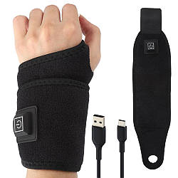 Наручний обігрівач з трьома режимами, USB-живлення / Тепловий фіксатор для зап'ястя