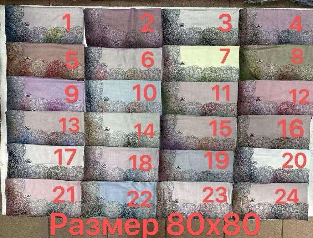 Хустка жіноча віскоза 80 см на 80 см., фото 1