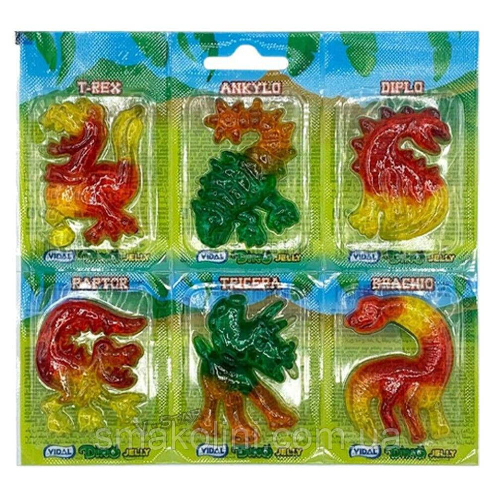 Dino Jelly - желейні цукерки Vidal Іспанія 6 шт*11 грам