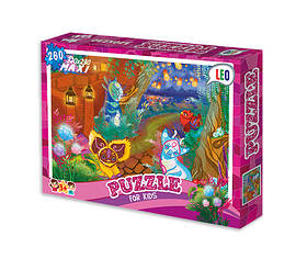 Пазли Strateg LEO LUX Чарівний ліс 260 елементів (20168)